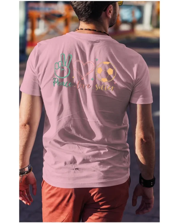 Koszulka Peace Love Soccer <br>Sport i pasja - Unisex, dla niej
