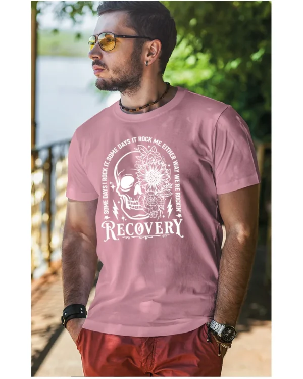 Koszulka Recovery <br>Rock'n'rollowy powrót - Unisex, dla niego, edycja White