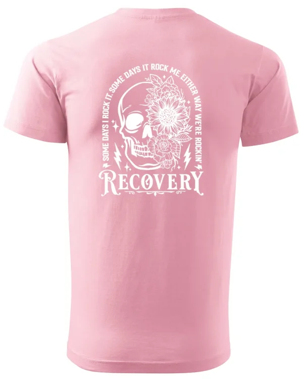 Koszulka Recovery <br>Rock'n'rollowy powrót - Unisex, dla niej, edycja White