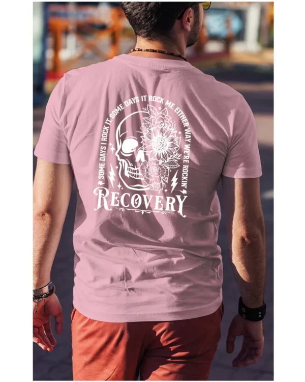 Koszulka Recovery <br>Rock'n'rollowy powrót - Unisex, dla niego, edycja White
