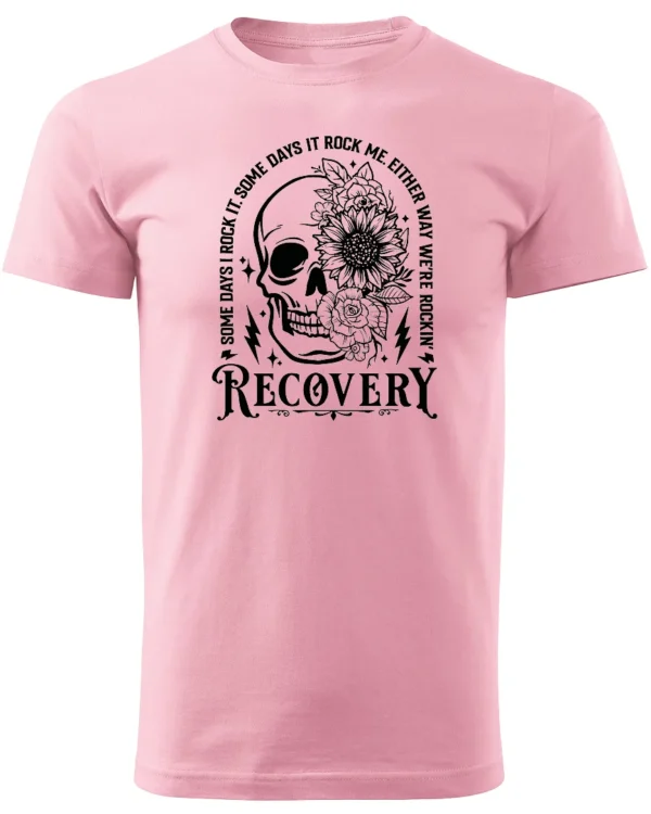 Koszulka Recovery <br>Rock'n'rollowy powrót - Unisex, dla niej, edycja Midnight