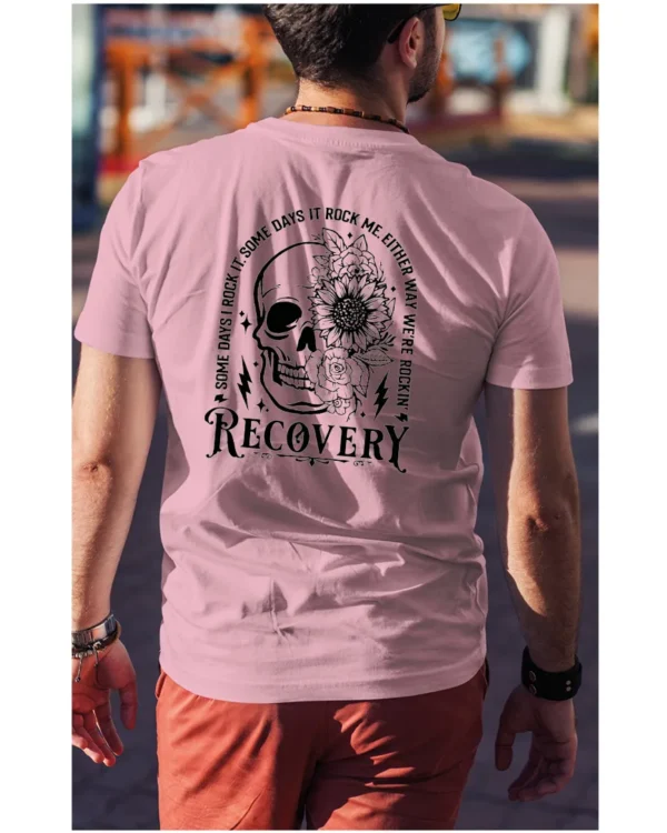 Koszulka Recovery <br>Rock'n'rollowy powrót - Unisex, dla niego, edycja Midnight