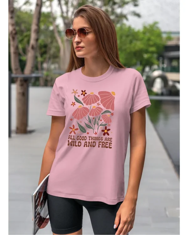 Koszulka Wild and Free <br>Piękno natury - Unisex, dla niej