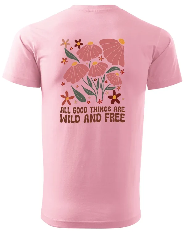 Koszulka Wild and Free <br>Piękno natury - Unisex, dla niej