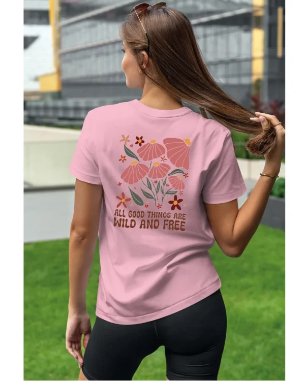 Koszulka Wild and Free <br>Piękno natury - Unisex, dla niej
