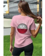 Koszulka Football <br>Miłość do gry - Unisex, dla niej