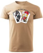 Koszulka unisex napis “God save me from false friends”, dla niej – wybierz kolor!