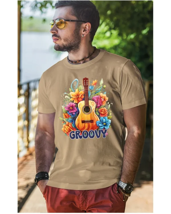 Koszulka unisex "Odlotowa gitara – brzmienie, które unosi", dla niego – wybierz kolor!