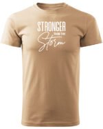 Koszulka Silniejsza niż burza - edycja White UNISEX