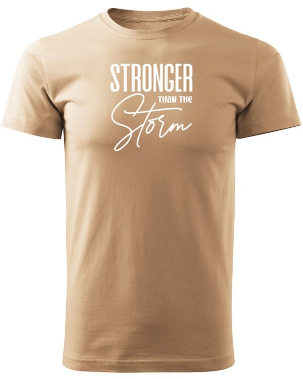 Koszulka Silniejsza niż burza - edycja White UNISEX