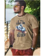 Koszulka Śpiąca koala, "Let me sleep" - Unisex