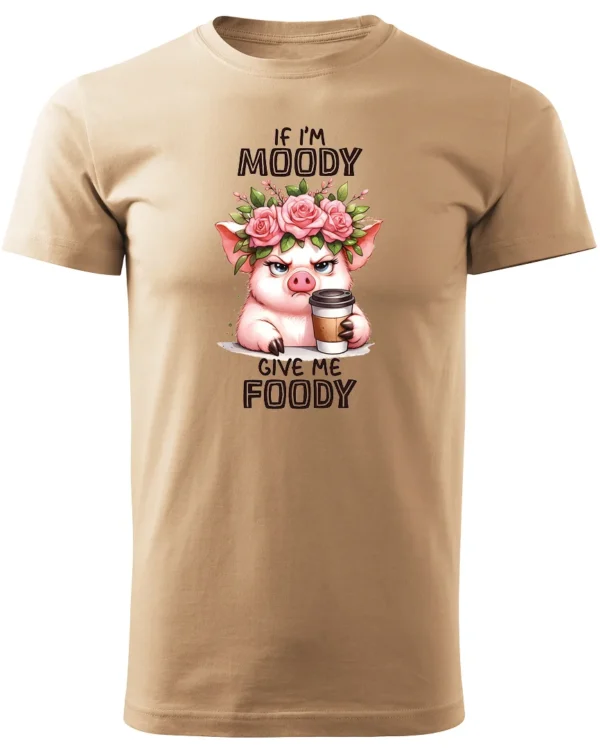 Koszulka Gdy mam humorki, daj mi jedzonko - Unisex