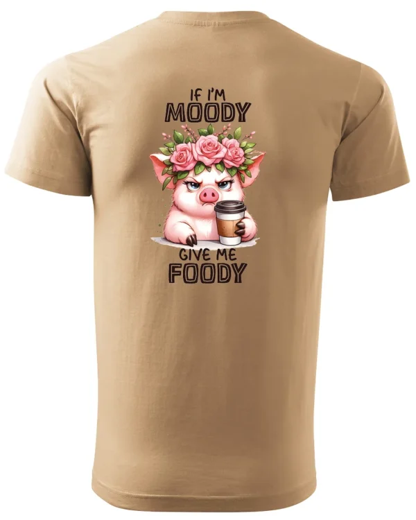 Koszulka Gdy mam humorki, daj mi jedzonko - Unisex