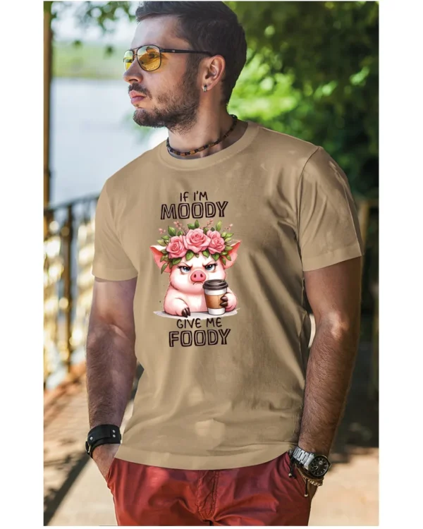 Koszulka Gdy mam humorki, daj mi jedzonko - Unisex