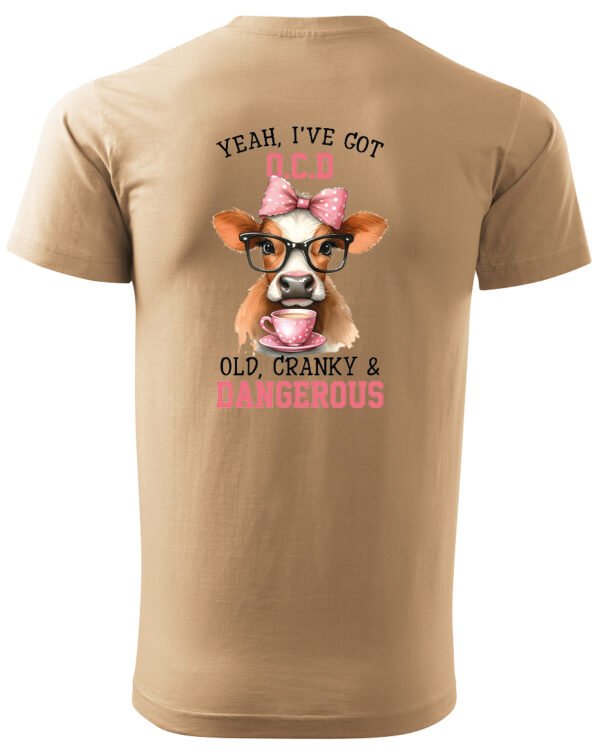 Koszulka OCD Old, Cranky and Dangerous! UNISEX