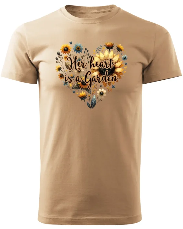 Koszulka Her heart is a garden UNISEX
