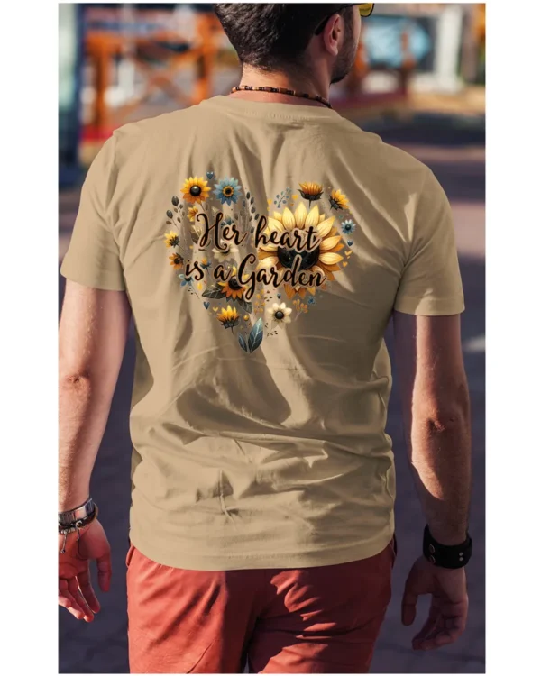 Koszulka Her heart is a garden UNISEX