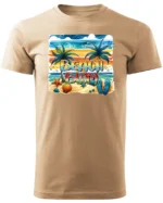 Koszulka Plażowy luz <br>idealna na letnie dni - Unisex, dla niego