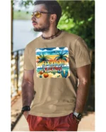 Koszulka Plażowy luz <br>idealna na letnie dni - Unisex, dla niego