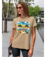 Koszulka Plażowy luz <br>idealna na letnie dni - Unisex, dla niej