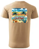 Koszulka Plażowy luz <br>idealna na letnie dni - Unisex, dla niego