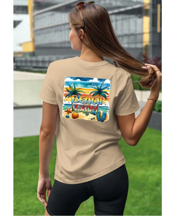 Koszulka Plażowy luz <br>idealna na letnie dni - Unisex, dla niej
