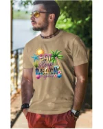 Koszulka Plażowy styl życia <br>jedz, śpij, plażuj, powtarzaj - Unisex, dla niego