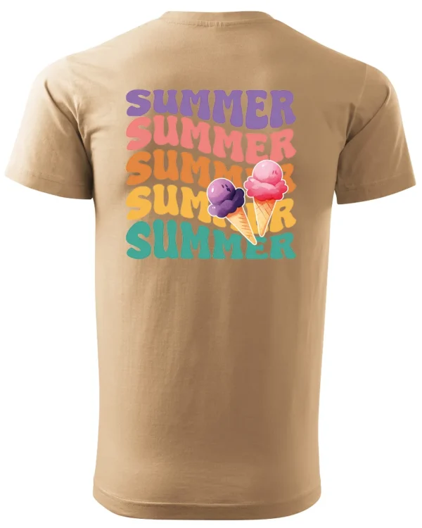 Koszulka Lato pełne smaku <br>delektuj się słodkimi chwilami - Unisex, dla niego