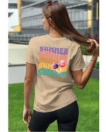 Koszulka Lato pełne smaku <br>delektuj się słodkimi chwilami - Unisex, dla niej