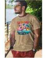 Koszulka Lato pełne radości <br>wyrusz w podróż do przygód - Unisex, dla niego