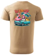 Koszulka Lato pełne radości <br>wyrusz w podróż do przygód - Unisex, dla niego