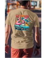 Koszulka Lato pełne radości <br>wyrusz w podróż do przygód - Unisex, dla niego
