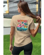 Koszulka Lato pełne radości <br>wyrusz w podróż do przygód - Unisex, dla niej