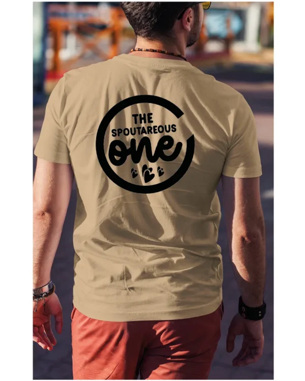 Koszulka wyjątkowy i spontaniczny, „The Spoutareous One” – Unisex