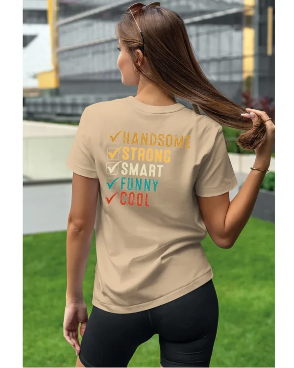 Koszulka Handsome, Smart, Funny wybierz swoje atuty – Unisex