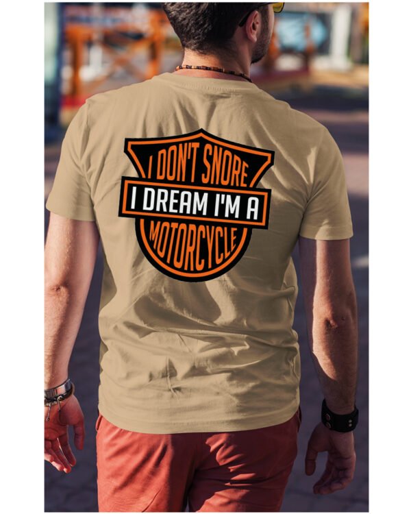 Koszulka I dont snore, I dream I’m a motorcycle – edycja Midnight, Unisex