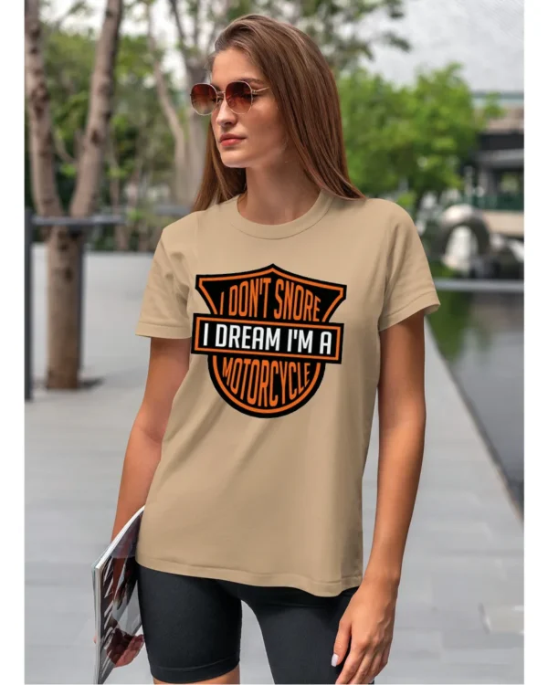Koszulka I dont snore, I dream I’m a motorcycle – edycja Midnight, Unisex