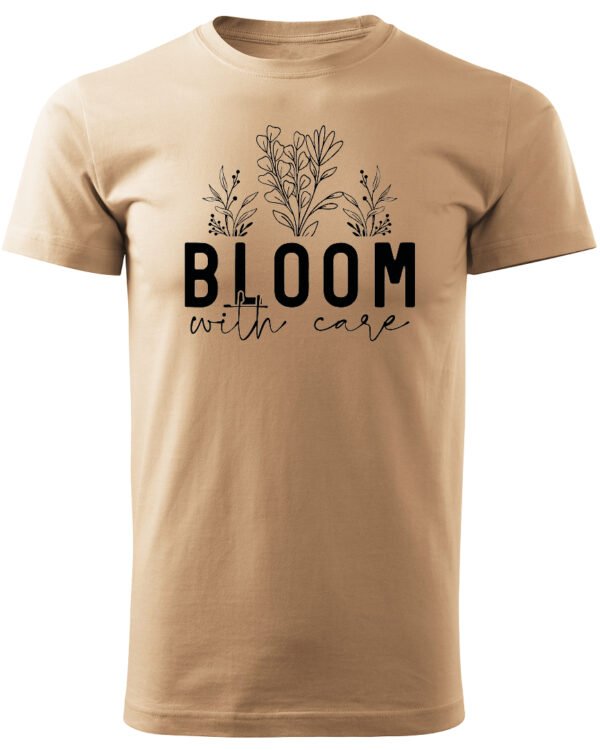 Koszulka Kwitnij z miłością do siebie, „Bloom with care” –  Unisex
