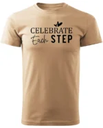 Koszulka Świętuj każdy krok, „Celebrate Each Step” – Unisex