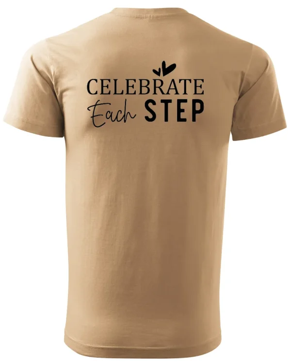 Koszulka Świętuj każdy krok, „Celebrate Each Step” – Unisex