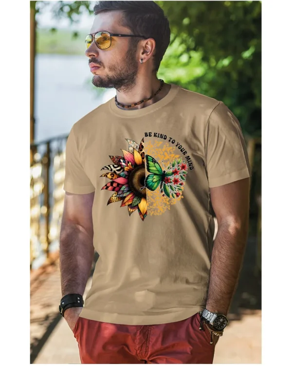 Koszulka Dbaj o swój spokój, „Be kind to your mind” – Unisex