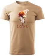 Koszulka Burn in Love <br>Romantyczny płomień - Unisex, dla niego