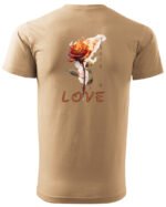 Koszulka Burn in Love <br>Romantyczny płomień - Unisex, dla niego