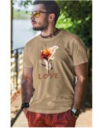 Koszulka Burn in Love <br>Romantyczny płomień - Unisex, dla niego