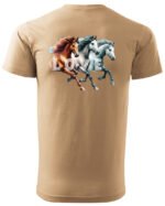 Koszulka Miłość w Galopie <br>Konie i wolność - Unisex, dla niego