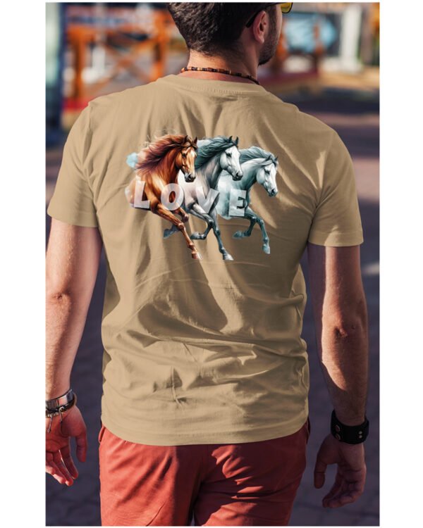 Koszulka Miłość w Galopie <br>Konie i wolność - Unisex, dla niego