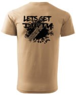 Koszulka Let's get Dirty <br>Off-road i Zabawa - Unisex, dla niego