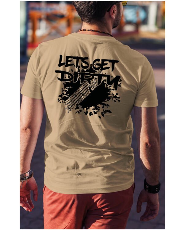 Koszulka Let's get Dirty <br>Off-road i Zabawa - Unisex, dla niego