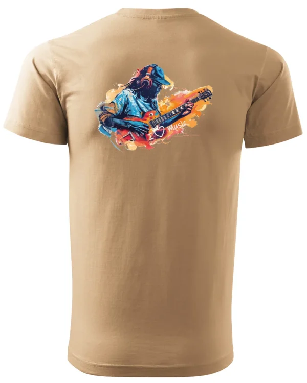 Koszulka Kocham muzykę <br>Pasja do dźwięków - Unisex, dla niego