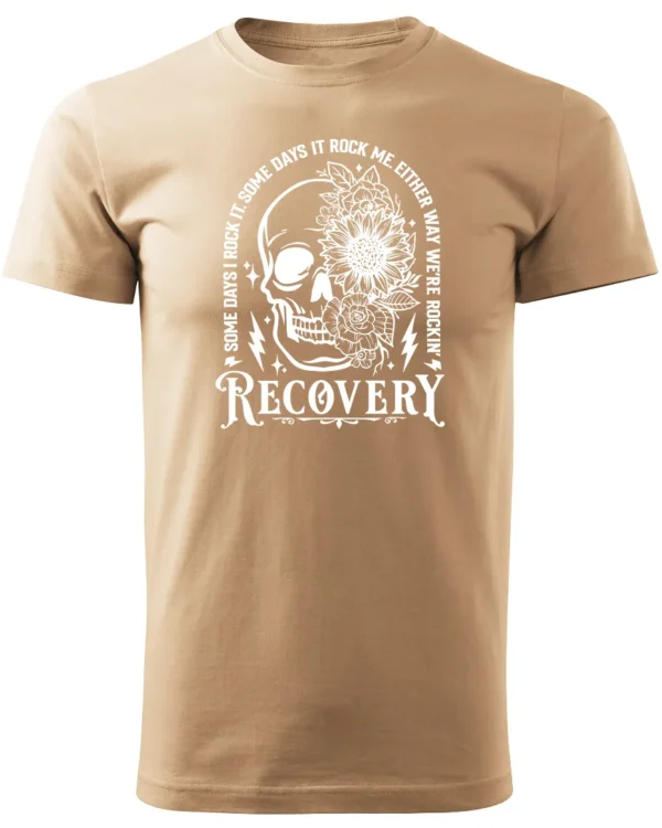 Koszulka Recovery <br>Rock'n'rollowy powrót - Unisex, dla niej, edycja White